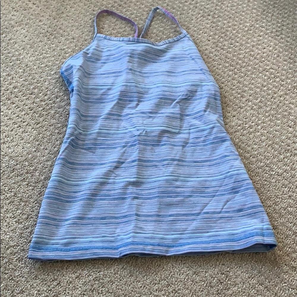 Ivivva Tank Top Blue Heathered Y12
